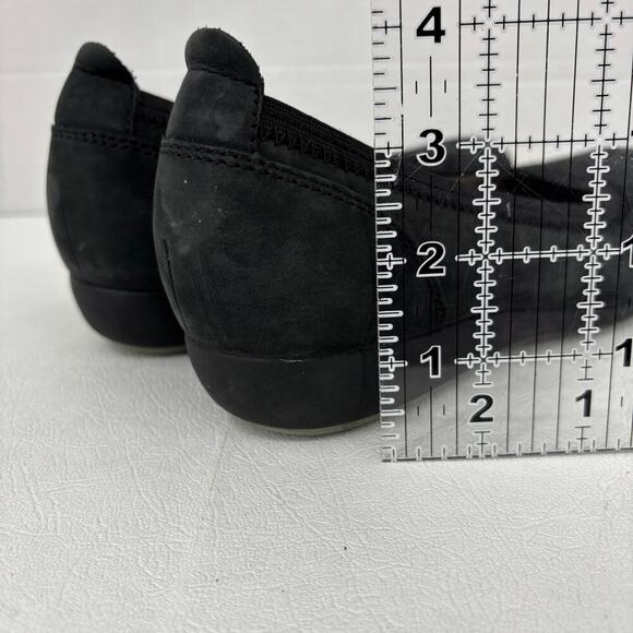 Dansko Women's Kristen Loafer Size EU 38 Black Suede Low Wedge Heel Slip On - Picture 10 of 10